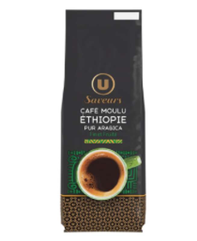 Café moulu Ethiopie, U Saveurs (250 g)