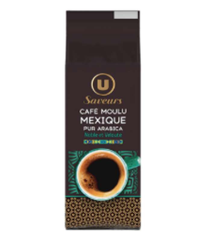 Café moulu Mexique, U Saveurs (250 g)