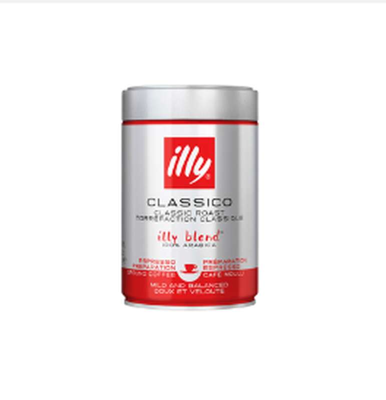 Café moulu torrefaction moyenne, Illy (250 g)