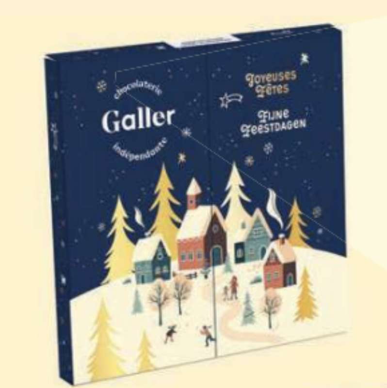 Calendrier de l'Avent, Chocolat Galler (161 g)