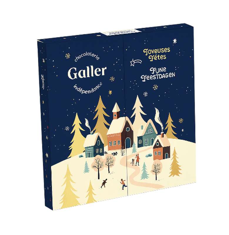 Calendrier de l'Avent, Chocolat Galler (161 g)