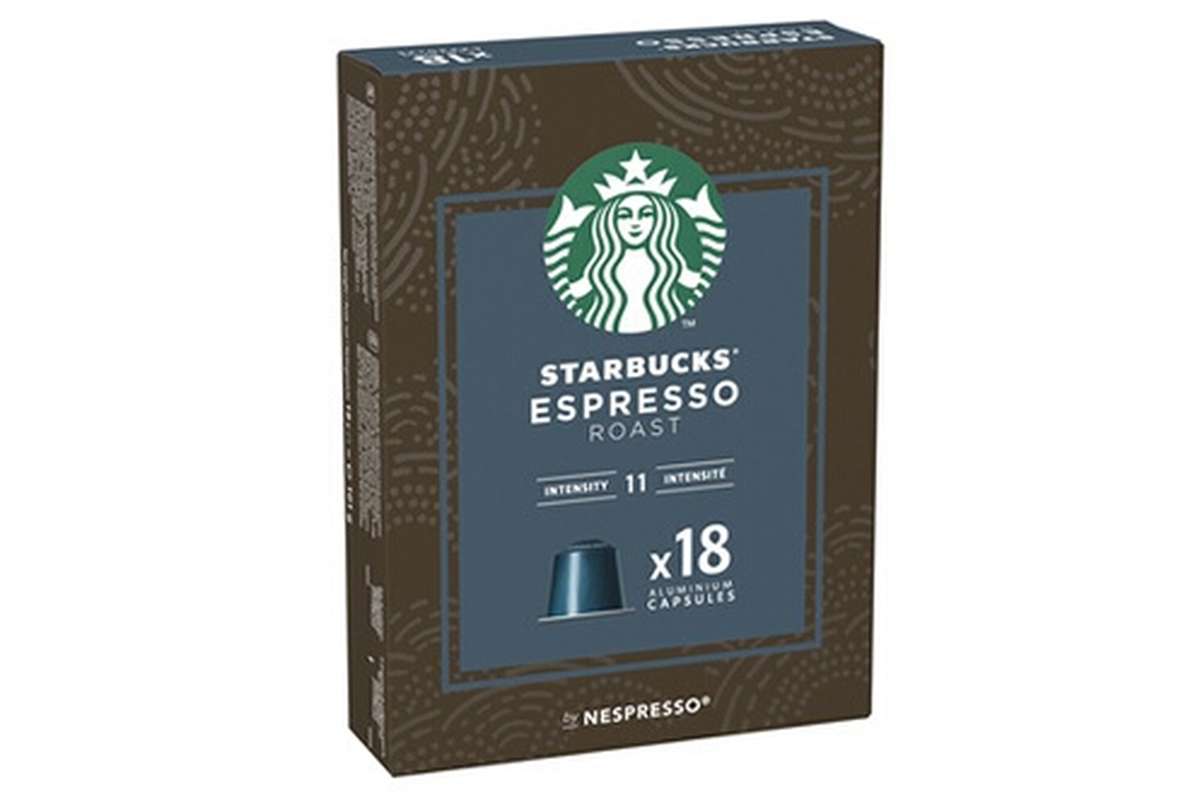 Capsules Espresso Roast, Starbucks (x 18)