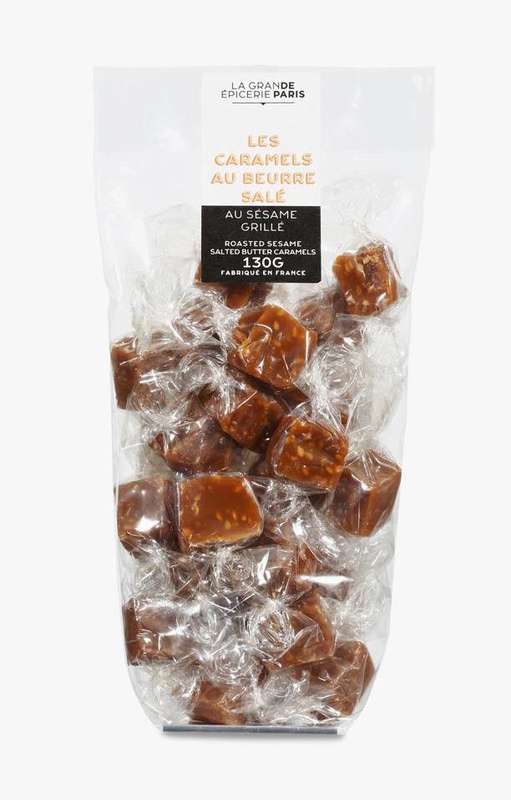 Caramels au beurre demisel et au sésame grillé, La Grande Epicerie de