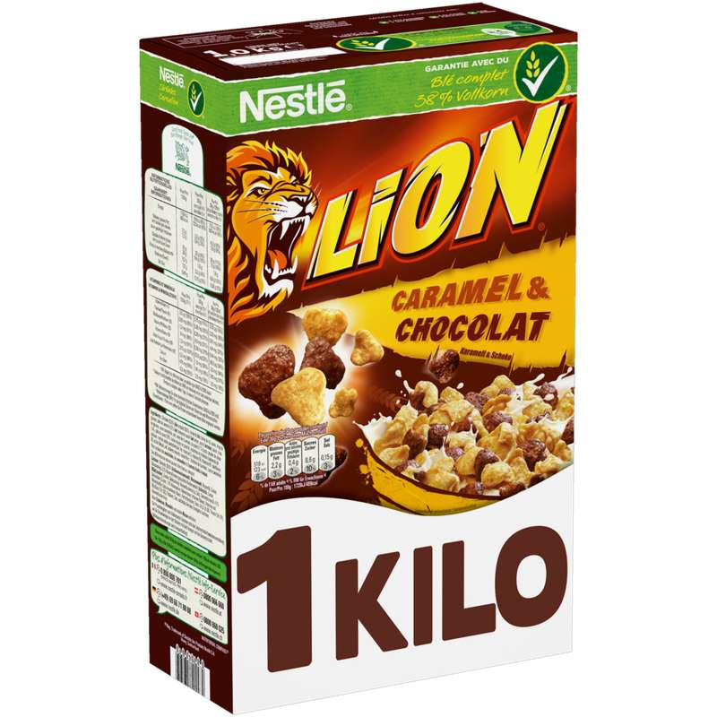 Cereales Lion Caramel Et Chocolat Nestle 1 05 Kg La Belle Vie Changez Votre Vision Des Courses