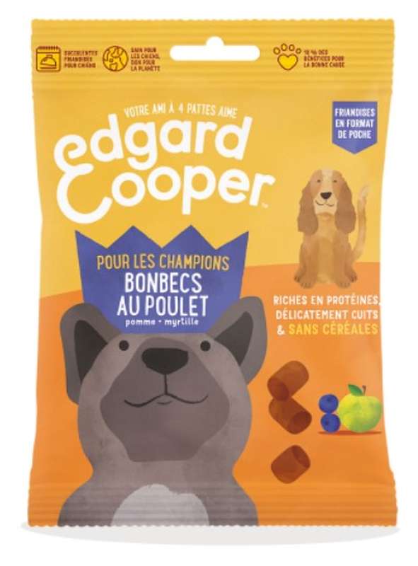Chien bonbecs poulet, Edgard & Cooper (50 g) | La Belle Vie : Courses ...
