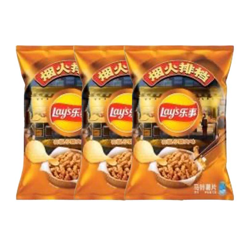 SUPER OFFRE -20% lot de 3 : Chips de porc croustillantes au poivre de Sichuan, Lay's (70 g) (x 3)