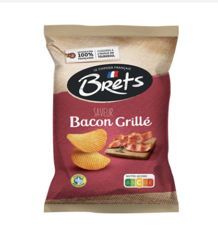 Chips saveur bacon, Brets (125 g)
