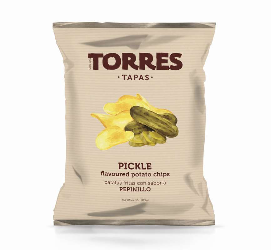 Chips sélection Tapas saveur cornichons, Torres (125 g)