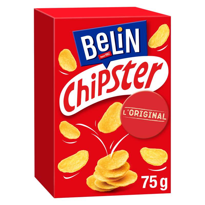 Chipster salés L'original, Belin (75 g) (LOT DE 2)