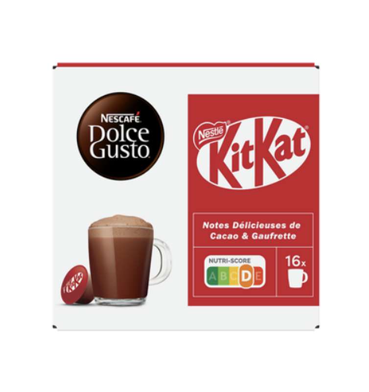 Hot chocolate saveur Kit Kat, Nescafé Dolce Gusto (x 16 capsules )