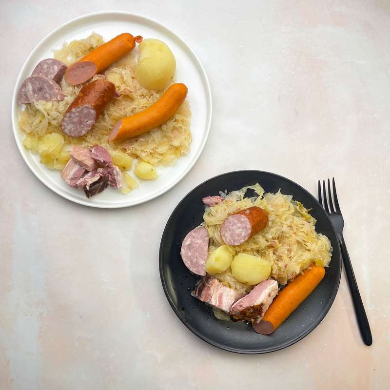 Choucroute maison à partager (1.4 kg, pour 2-4 personnes) | La Belle