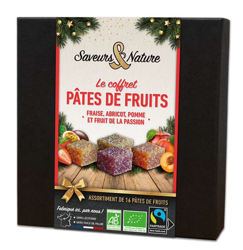 Coffret assortiment pâtes de fruit BIO, Prosain (180 g)