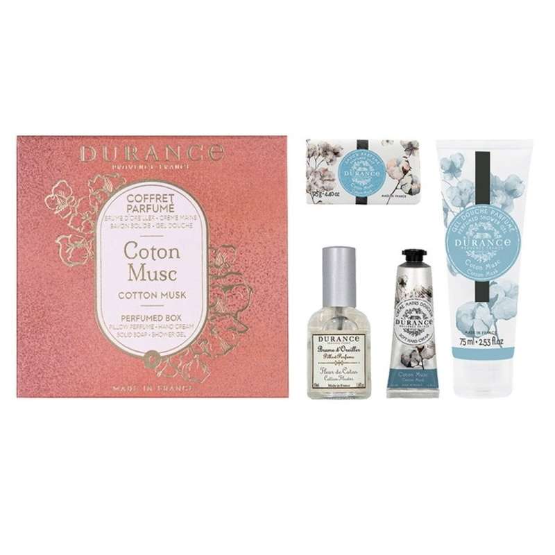 Coffret parfumé de Noël Fleur de Coton, Durance