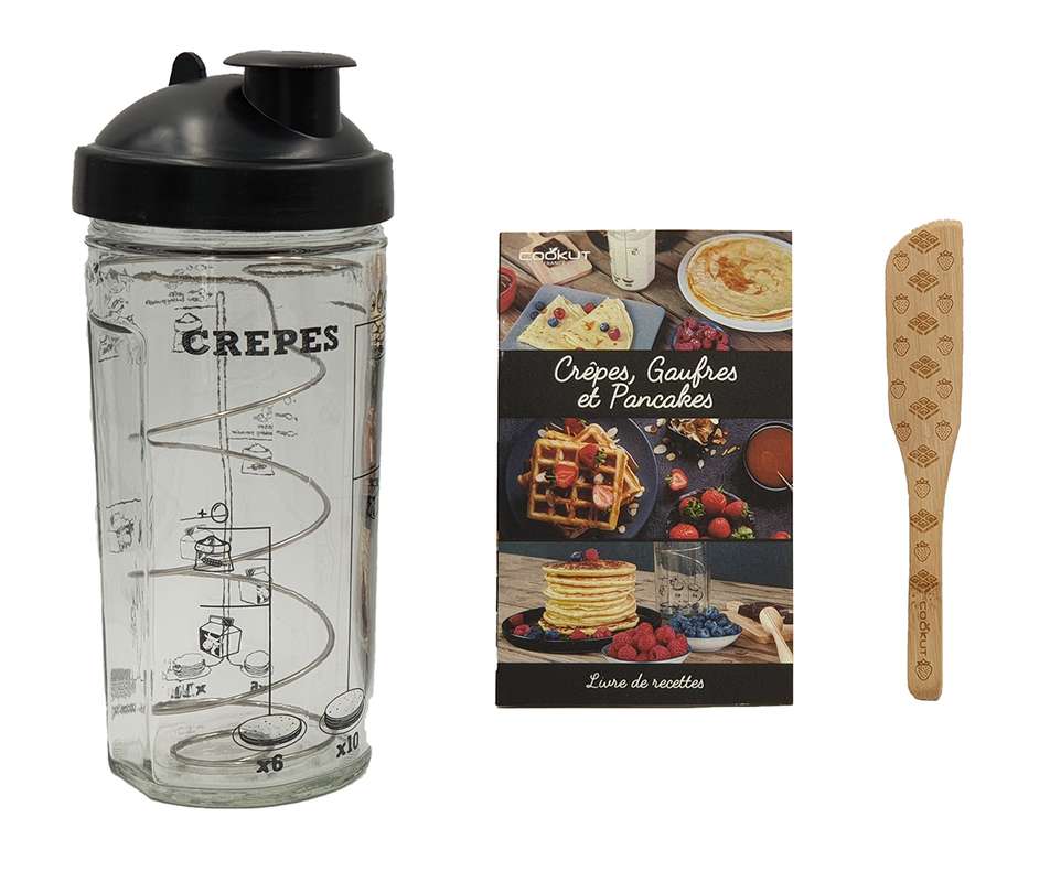 Coffret Shaker à Crêpe, Gaufre, Pancake, Cookut La Belle Vie