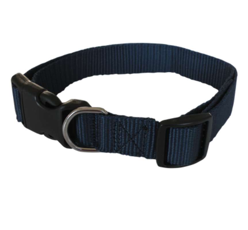 Collier nylon bleu Yago Eco M, Aime