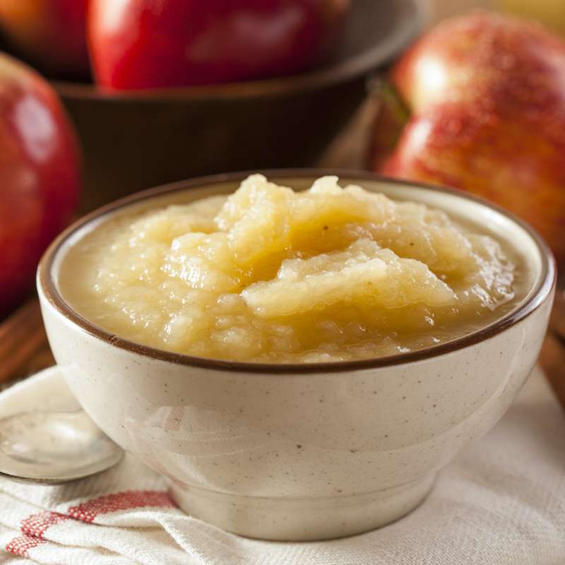 Compote maison de pomme golden BIO sans sucre (200 g) La belle vie