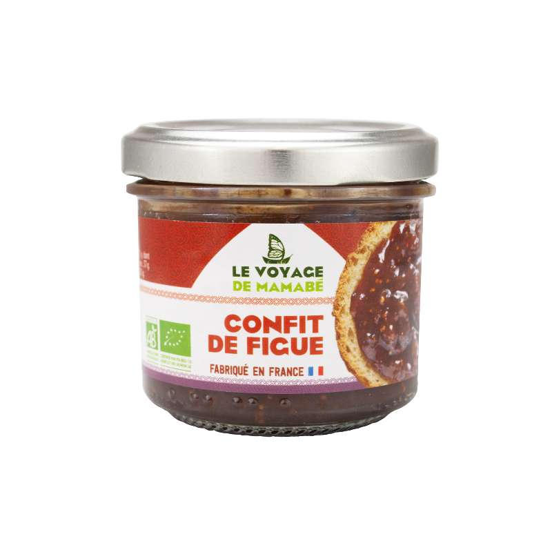 Confit de figues BIO, Le Voyage de Mamabé (105 g)