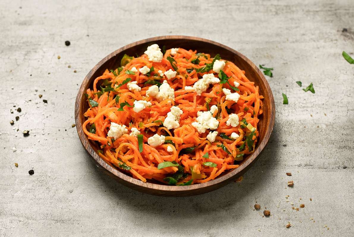 Carottes & feta AOP à la marocaine, Frichti (130 g), [Contenant réutilisable]