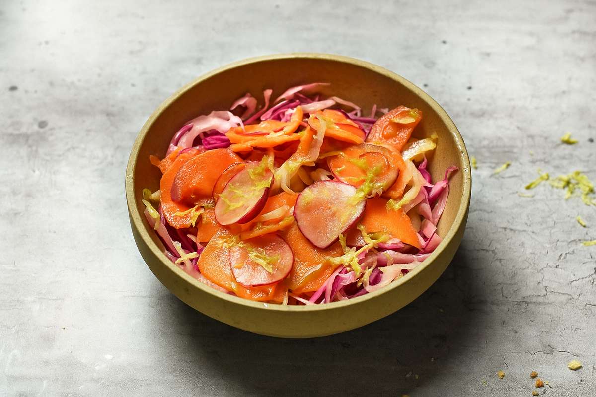 Salade de choux marinés & carottes, Frichti (140 g), [Contenant réutilisable]