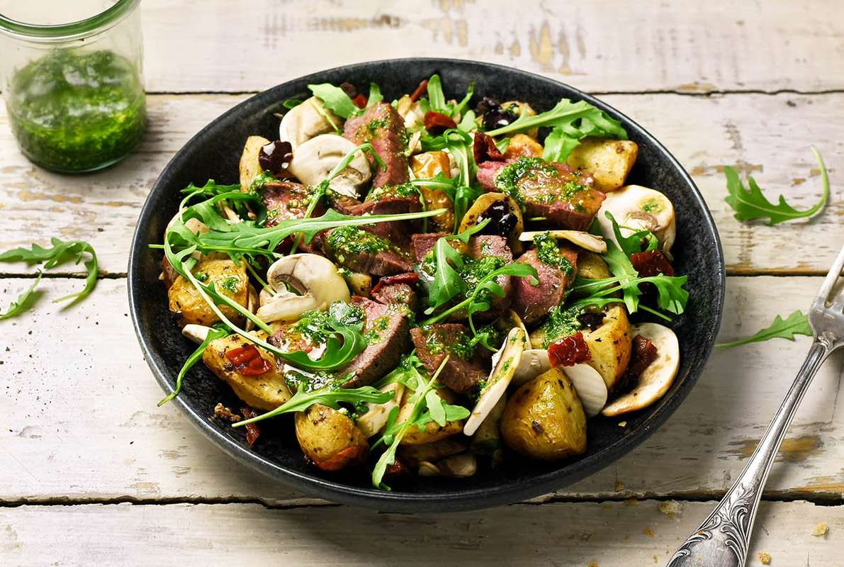 Tagliata de boeuf en salade, Frichti (380 g), [Contenant réutilisable]