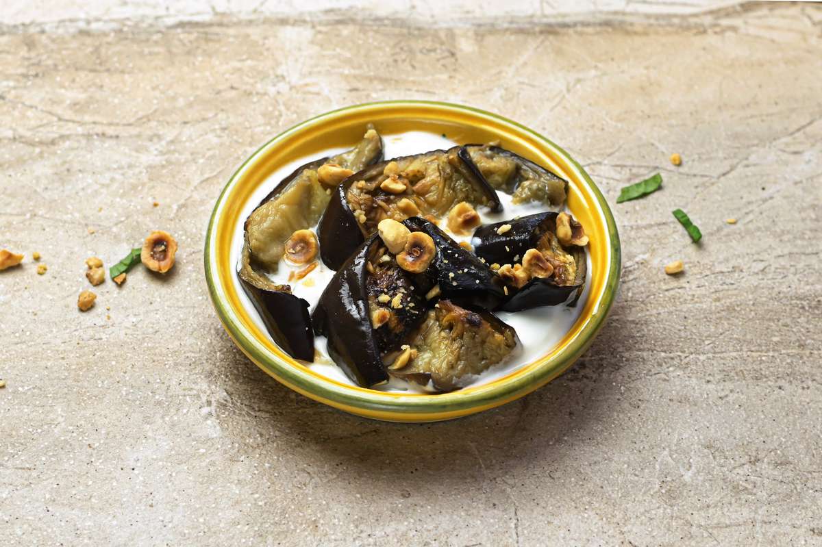 Aubergines confites & sauce blanche, Frichti (142 g), [Contenant réutilisable]