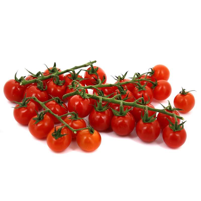 Tomates cerises en grappe extra "sans pesticides" de Bretagne - direct producteur (barquette de 350 g), France