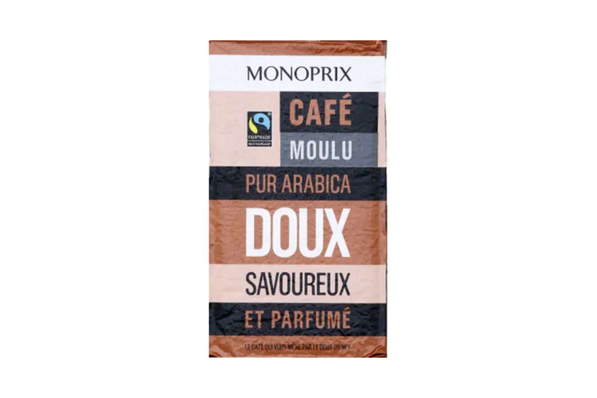 Café moulu pur arabica doux, Monoprix (250 g)