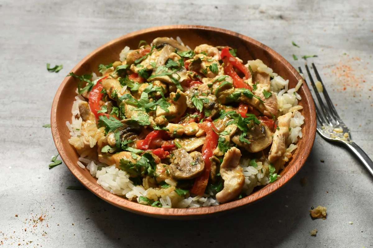 Curry vert de poulet, Frichti (418 g), [Contenant réutilisable]