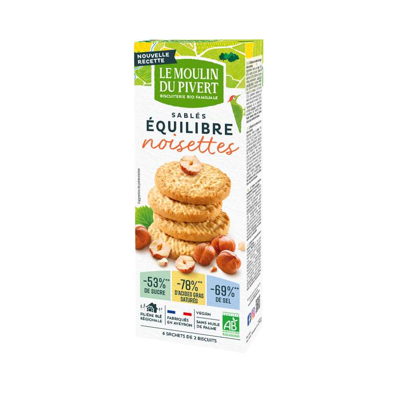 Equi'libre noisettes BIO, Le Moulin du Pivert (150 g)