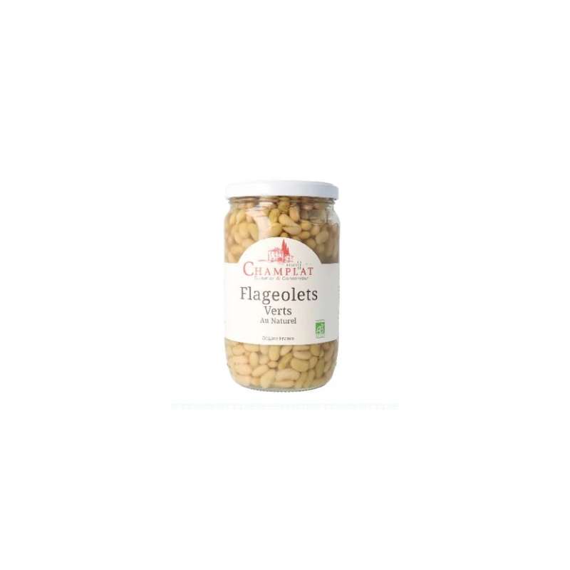 Flageolets verts au naturel BIO, Champlat (520 g)