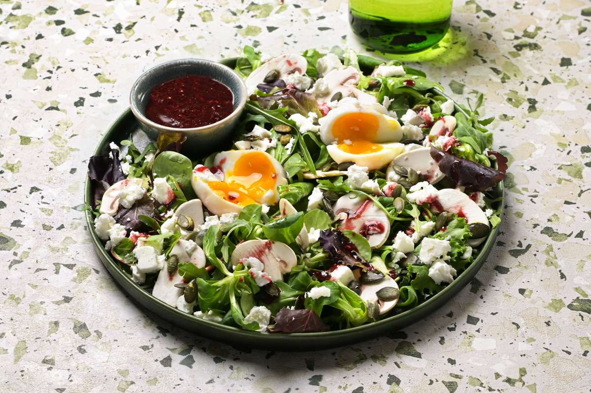 La Salade Pretty framboise & feta, Frichti (280 g), [Contenant réutilisable]