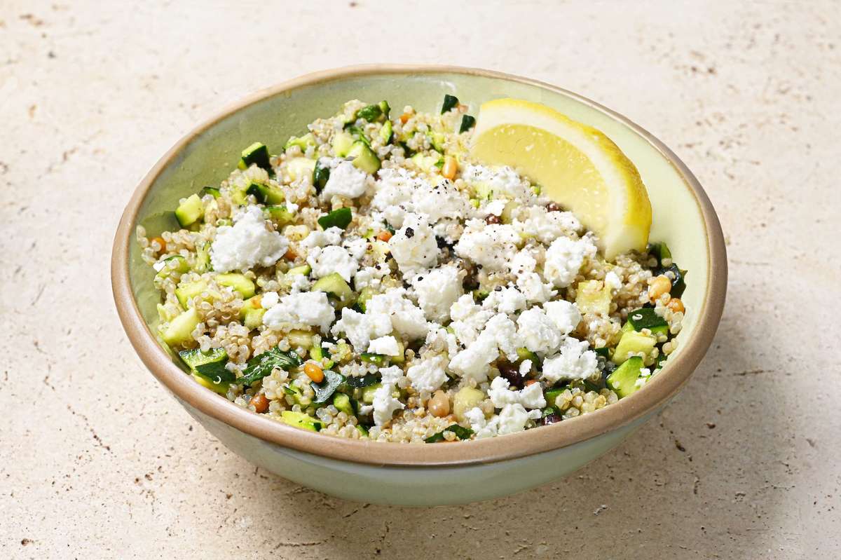 Salade de courgettes, quinoa & feta, Frichti (420 g), [Contenant réutilisable]