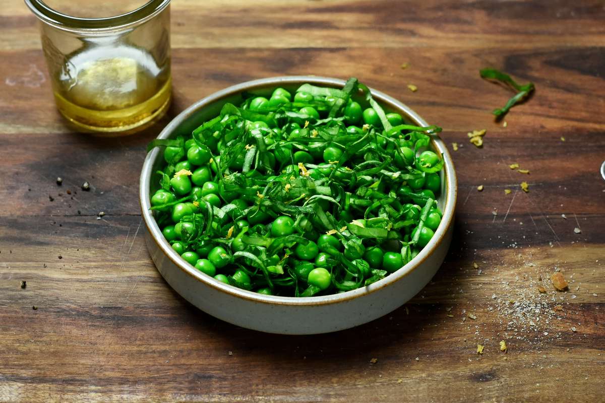 Salade de petits pois à l'oseille, Frichti (110 g), [Contenant réutilisable]