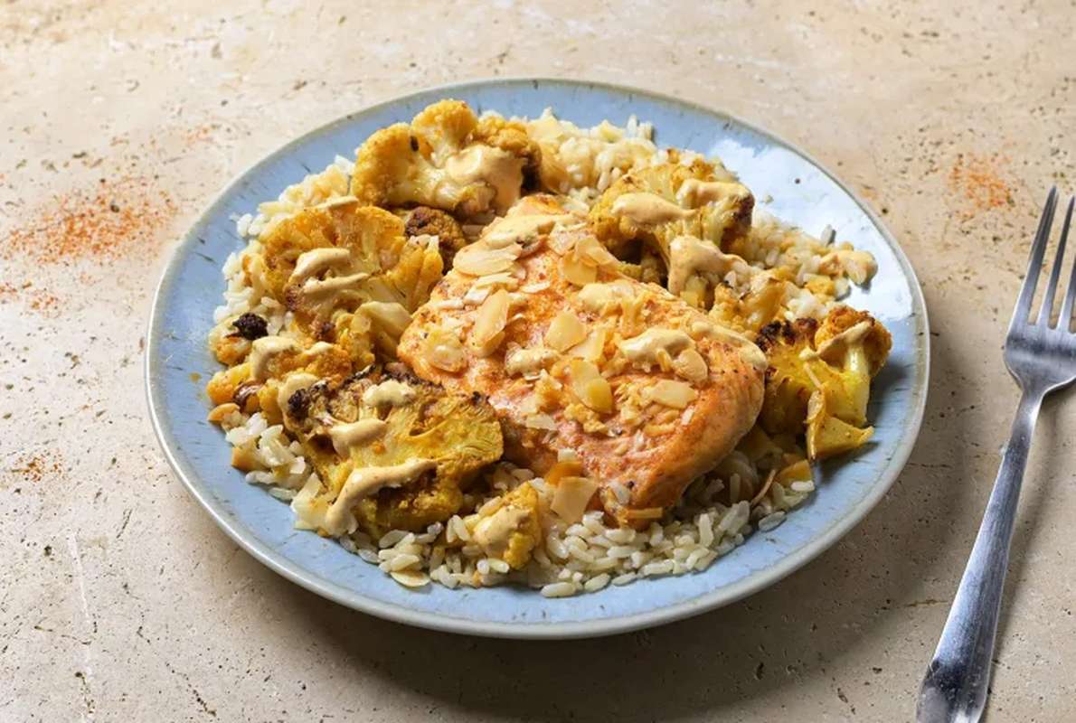 Saumon dans les choux aux épices cajun, Frichti (420 g), [Contenant réutilisable]
