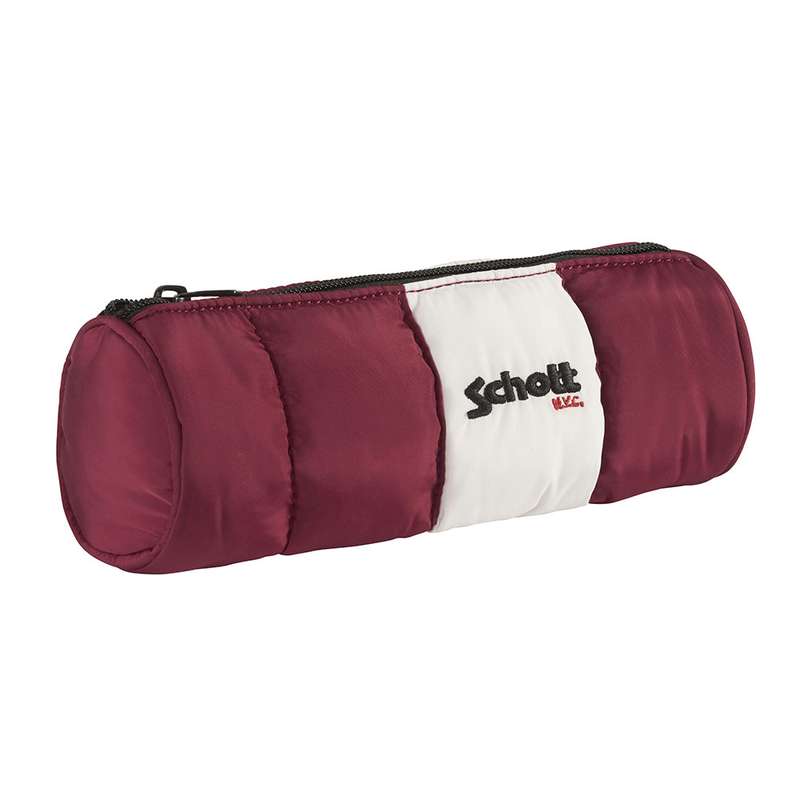 Sac Bandoulière Style Doudoune Schott NYC - Format Rond, Compartiment Unique - Taille M