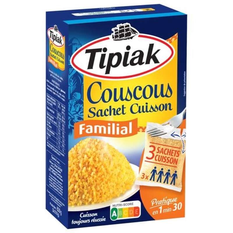 Couscous En Sachets Cuisson Format Familial Tipiak 630 G La Belle Couscous En Sachets Cuisson Format Familial Tipiak 630 G La Belle