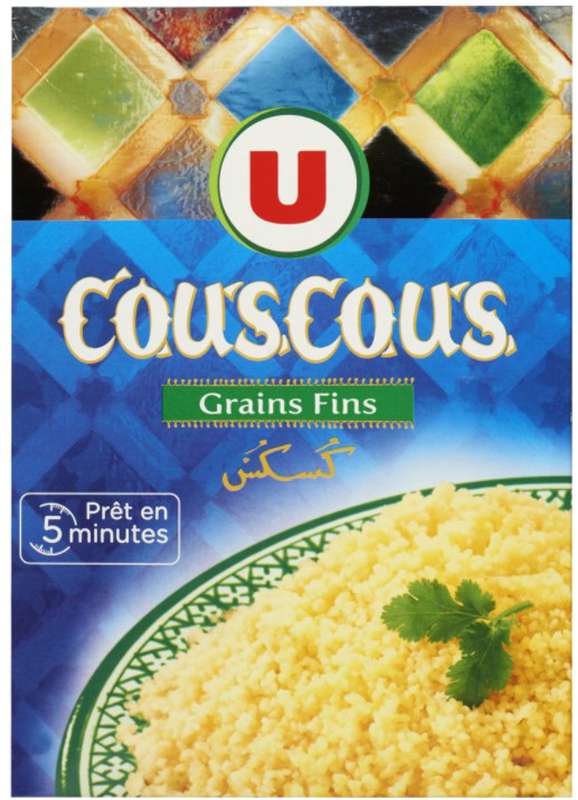 Couscous grains fins étui, U (500 g) La belle vie Changez votre