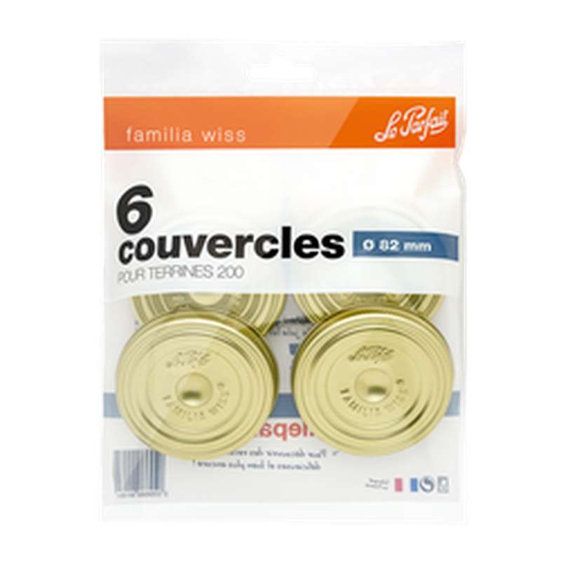Lot De 6 Couvercles En Bambou Avec Joint Silicone - Diamètre 80 Mm - Réutilisables Pour Bocaux Et Pots De Cuisine