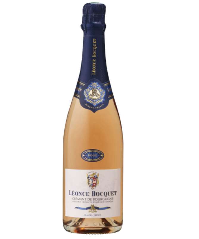 Crémant de Bourgogne AOP rosé 12°, Léonce Bocquet (75 cl)