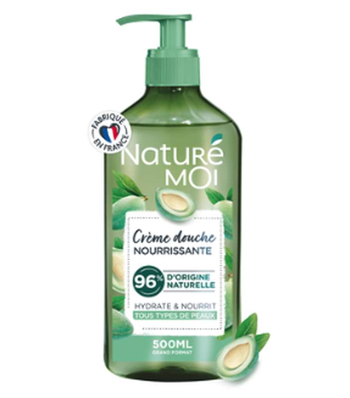 Crème douche hydratant à l'amande douce de Provence, Nature Moi (500 ml)