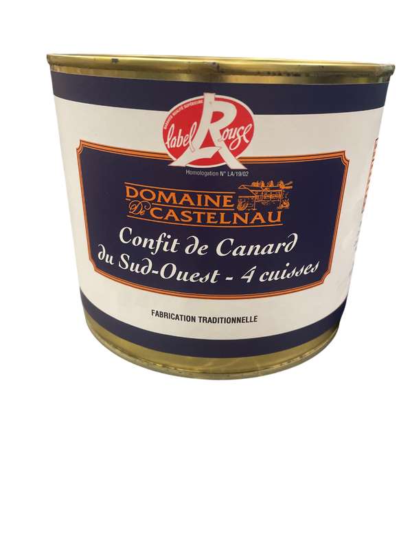 Cuisses confites Label Rouge, Panache des Landes (x 4, 1800 g)