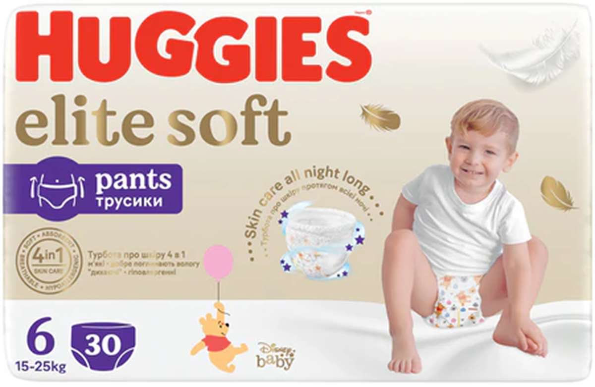 Culottes extra care T6 - 15-25kg, Huggies (x 30)