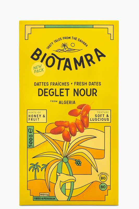 Dattes Fraîches  Extra d'Algérie BIO, Biotamra (500 g)