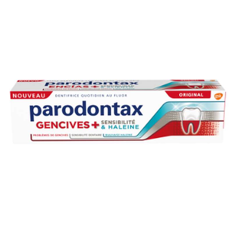 Dentifrice gencives+ sensibilité & haleine original, Parodontax (75 ml)