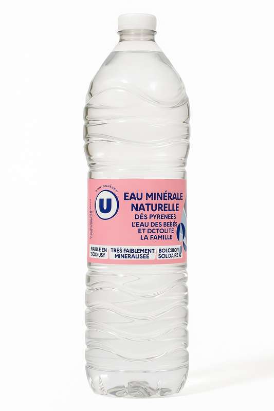 Eau minérale naturelle idéale pour les bébés, U (1.5 L)