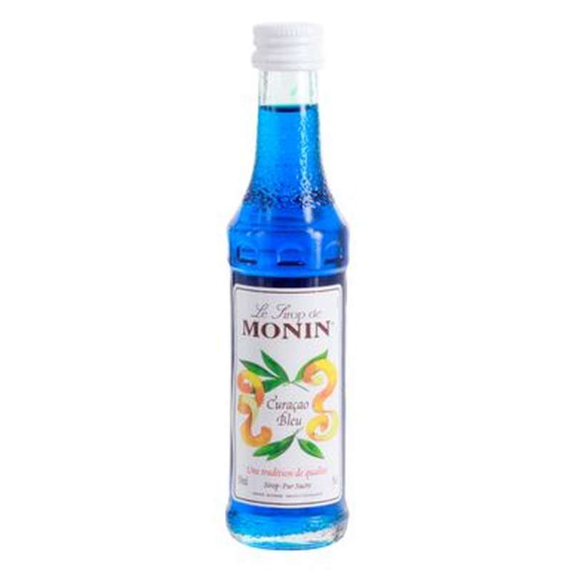 Echantillon GRATUIT de Curaçao bleu, Monin (5 cl) La Belle Vie Courses en Ligne Livraison