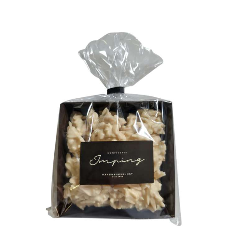 Éclats d'amandes aux chocolats, Confiserie Imping (125 g)