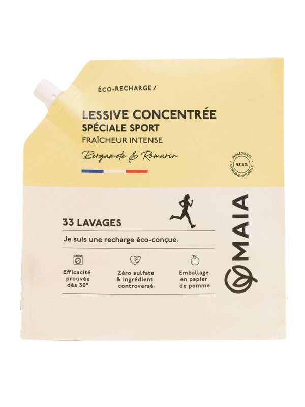 Eco Recharge lessive sport (1L 33 = Lavages), Maia (1 L)