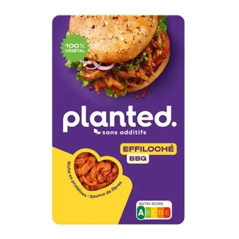 Effiloché végétal "Pulled-plant" mariné au BBQ, Planted (160 g)