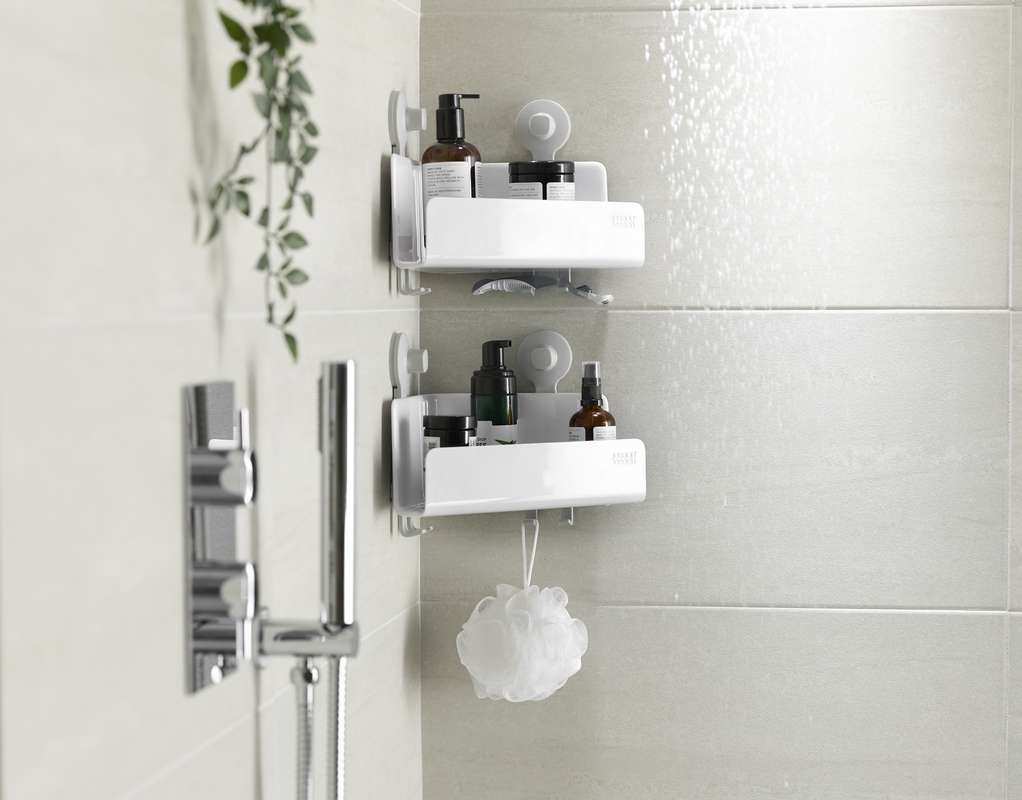 Étagère de douche en coin EasyStore, Joseph Joseph (x2) La Belle Vie